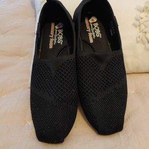 Sketchers Bob's black slip on